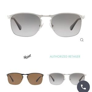 Persol 73587S Polarized Backside Anti-Glare Sunglasses